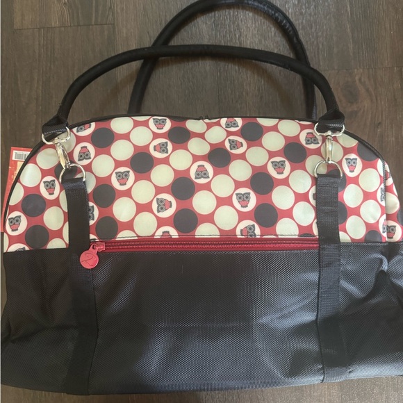 New w/tag Vintage Red Hens Diaper Bag - Picture 3 of 8